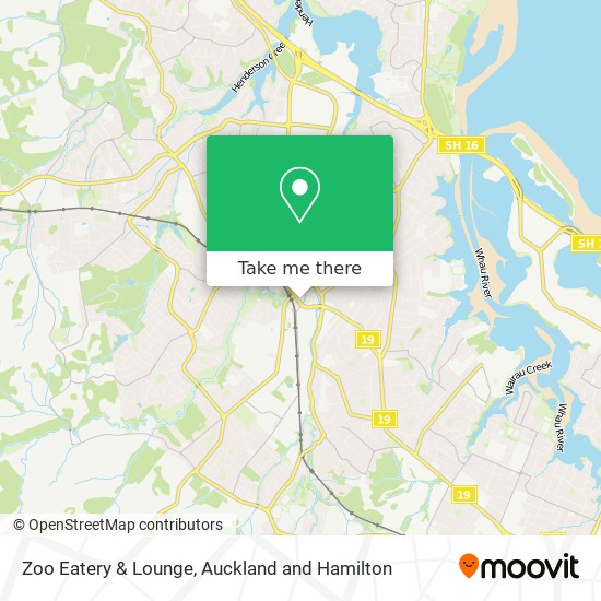 Zoo Eatery & Lounge map