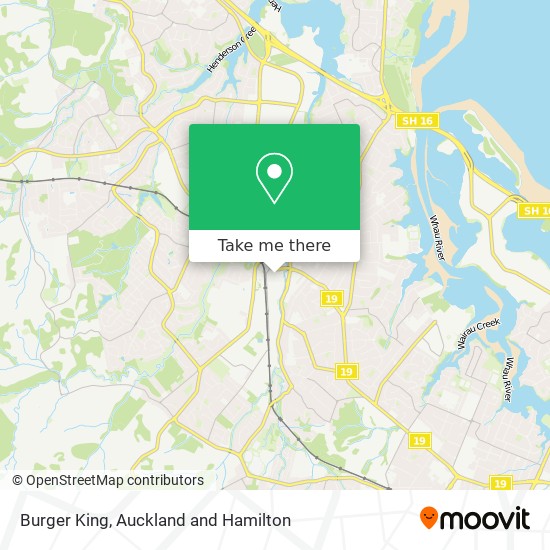 Burger King map