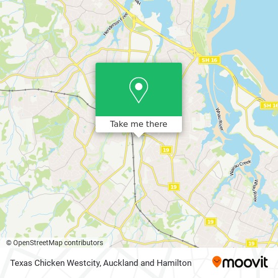 Texas Chicken Westcity map