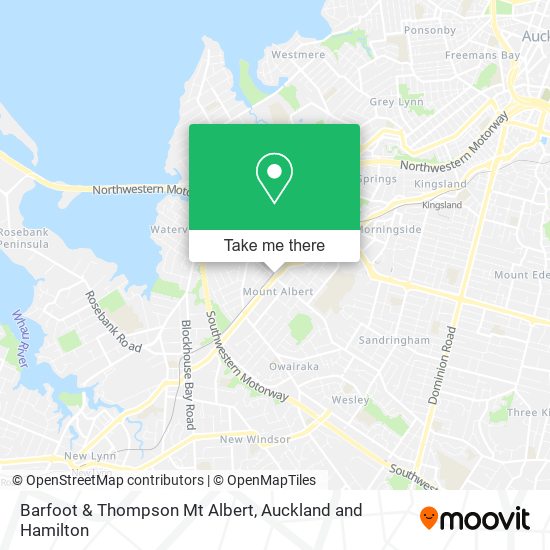 Barfoot & Thompson Mt Albert地图