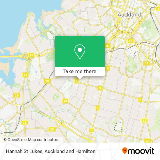 Hannah St Lukes map