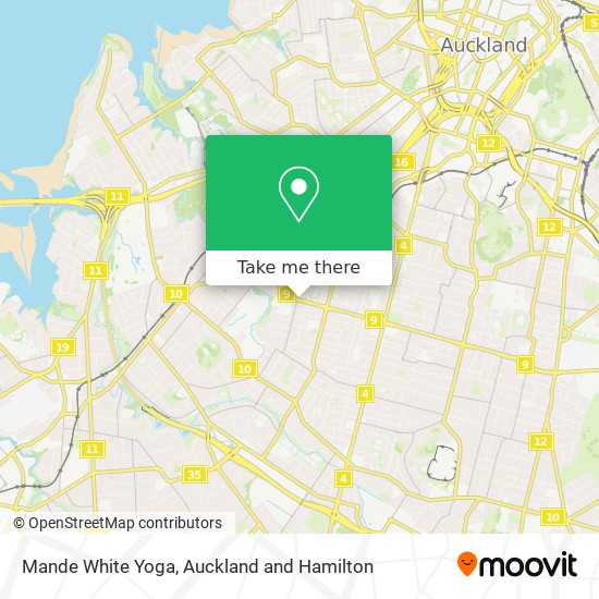 Mande White Yoga map