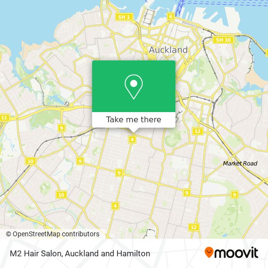 M2 Hair Salon map