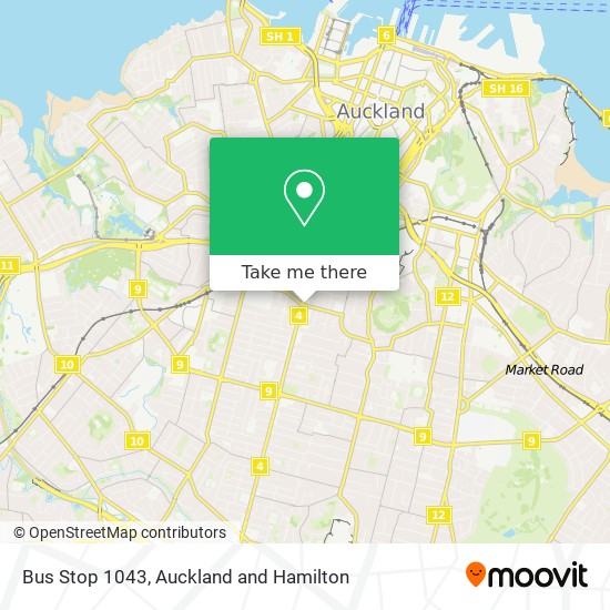 Bus Stop 1043 map