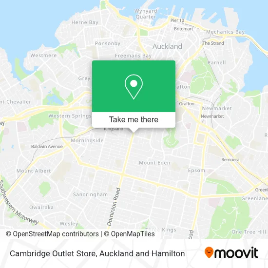 Cambridge Outlet Store map