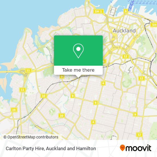 Carlton Party Hire地图