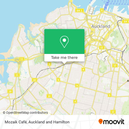 Mozaik Café map