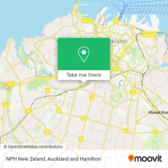 NPH New Zeland map