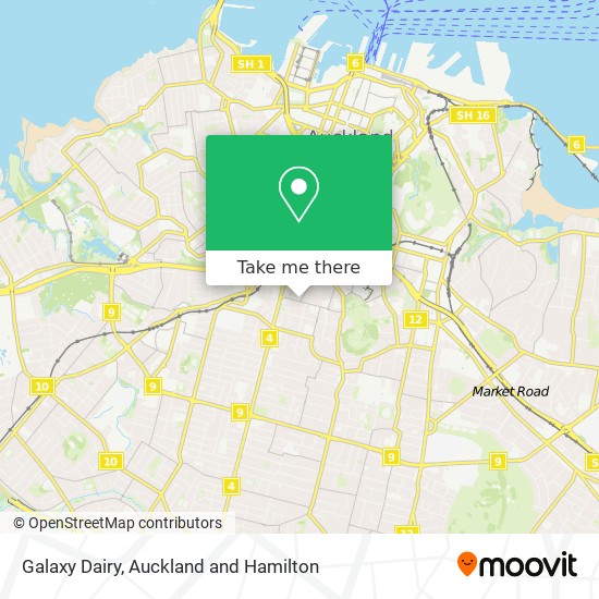 Galaxy Dairy map