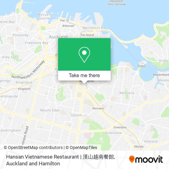 Hansan Vietnamese Restaurant | 漢山越南餐館地图
