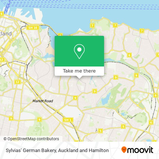 Sylvias' German Bakery map