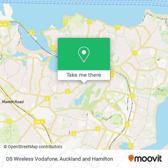 DS Wireless Vodafone map