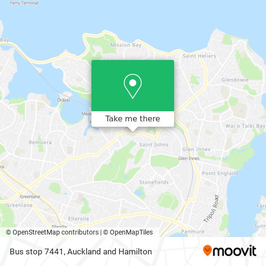 Bus stop 7441 map