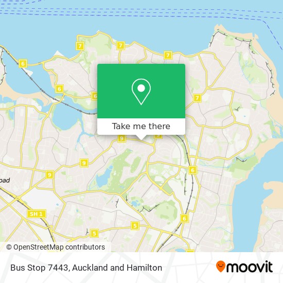 Bus Stop 7443 map