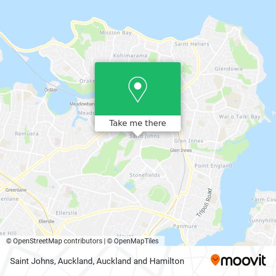 Saint Johns, Auckland地图