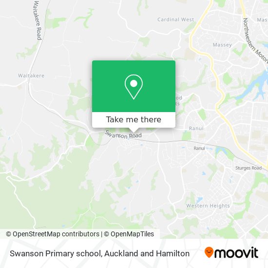 Swanson Primary school map