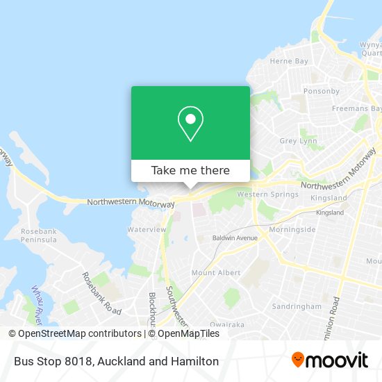 Bus Stop 8018 map