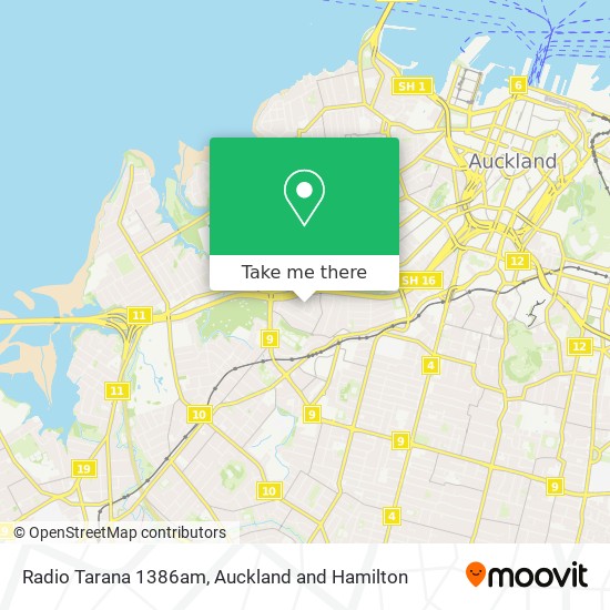 Radio Tarana 1386am map