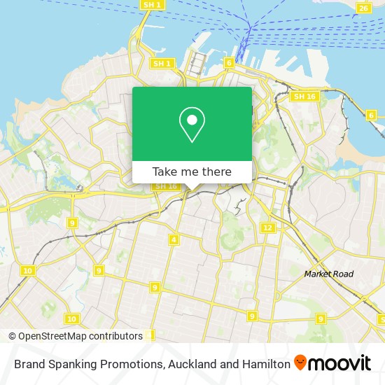 Brand Spanking Promotions map