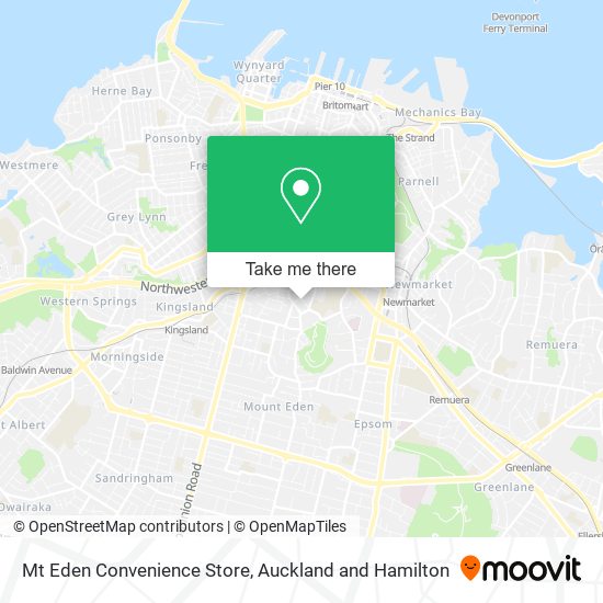 Mt Eden Convenience Store地图