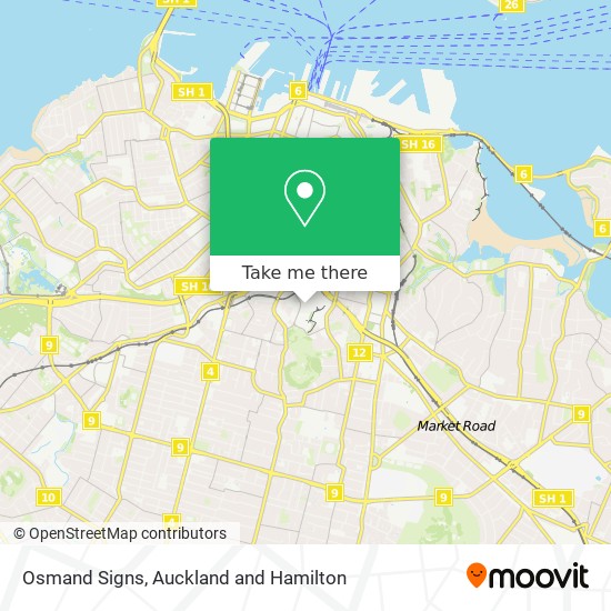 Osmand Signs map