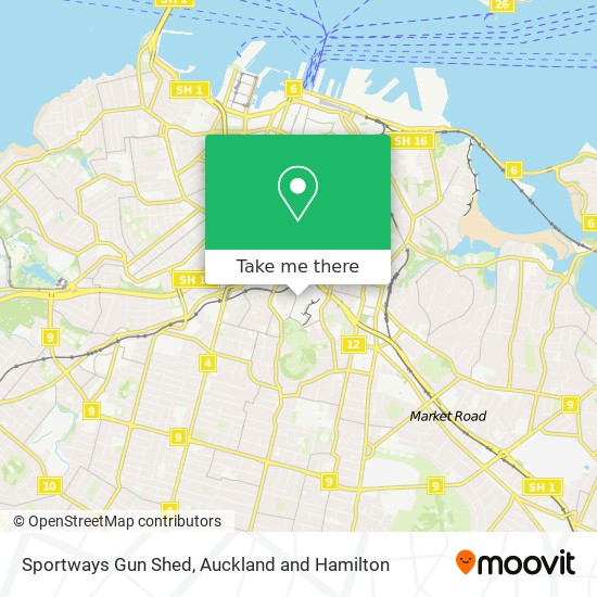 Sportways Gun Shed map