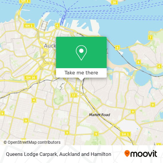 Queens Lodge Carpark map