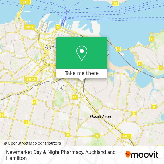 Newmarket Day & Night Pharmacy地图