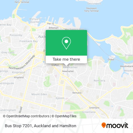 Bus Stop 7201 map