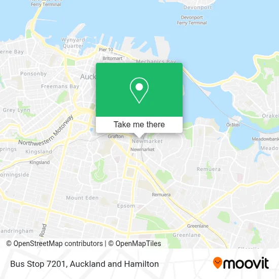 Bus Stop 7201 map