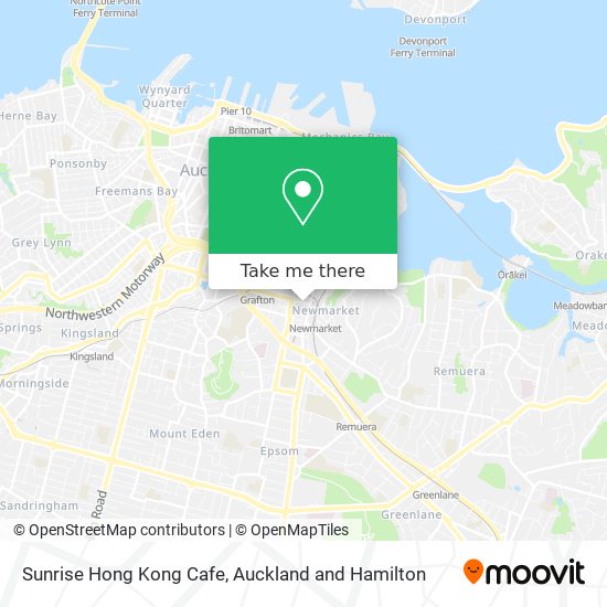 Sunrise Hong Kong Cafe map