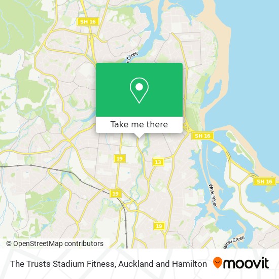 The Trusts Stadium Fitness map