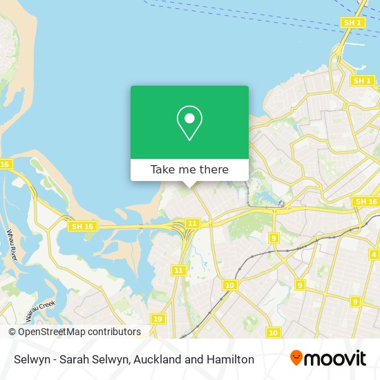 Selwyn - Sarah Selwyn map