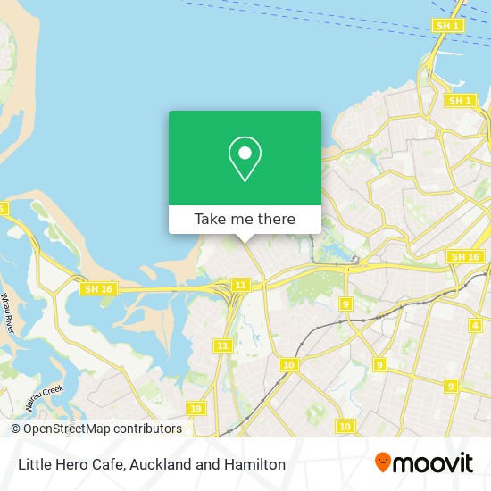 Little Hero Cafe map