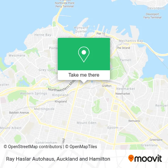 Ray Haslar Autohaus map