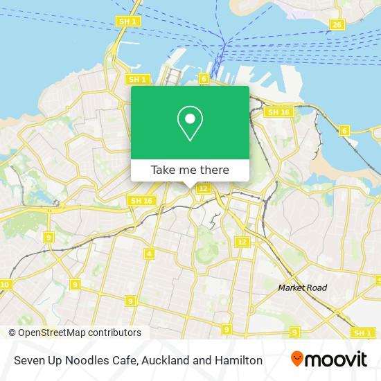 Seven Up Noodles Cafe map