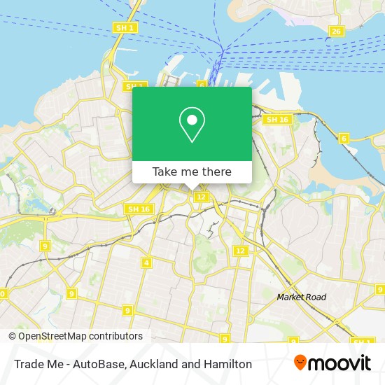 Trade Me - AutoBase map