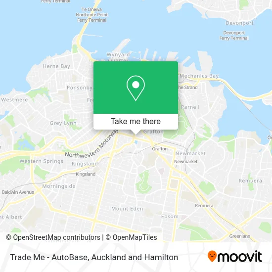 Trade Me - AutoBase map