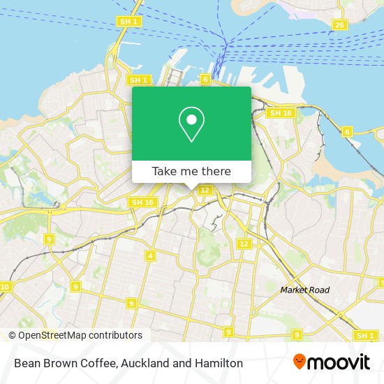 Bean Brown Coffee map
