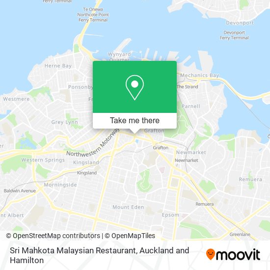 Sri Mahkota Malaysian Restaurant map