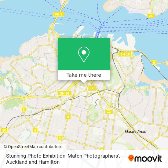 Stunning Photo Exhibition 'Match Photographers' map