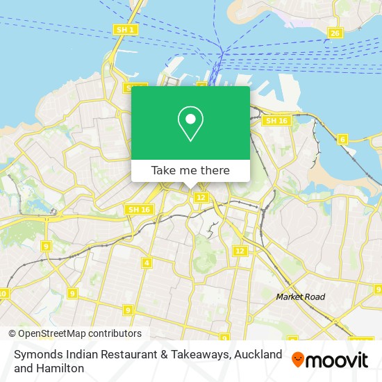 Symonds Indian Restaurant & Takeaways map