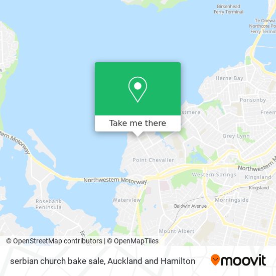serbian church bake sale map