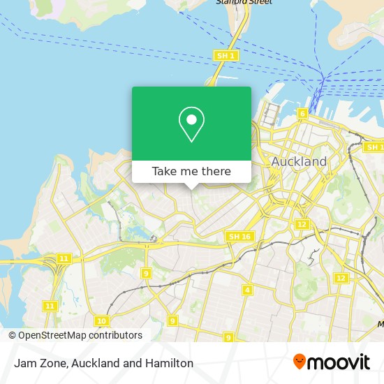 Jam Zone map