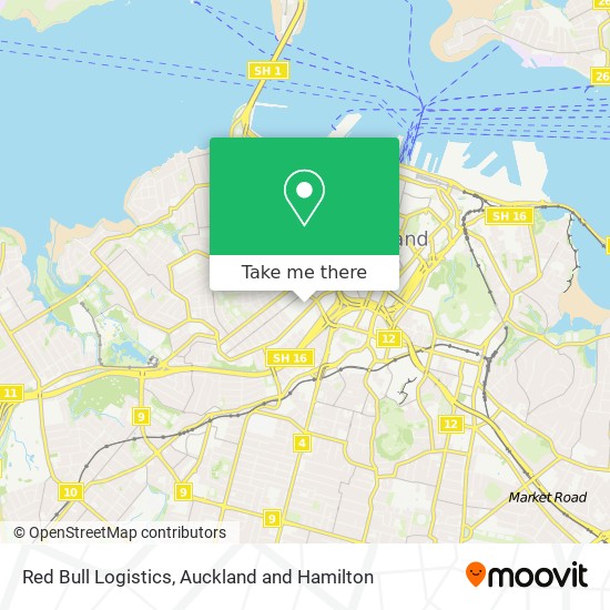 Red Bull Logistics map