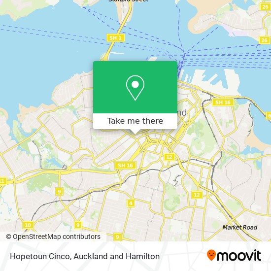 Hopetoun Cinco map