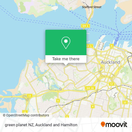 green planet NZ map