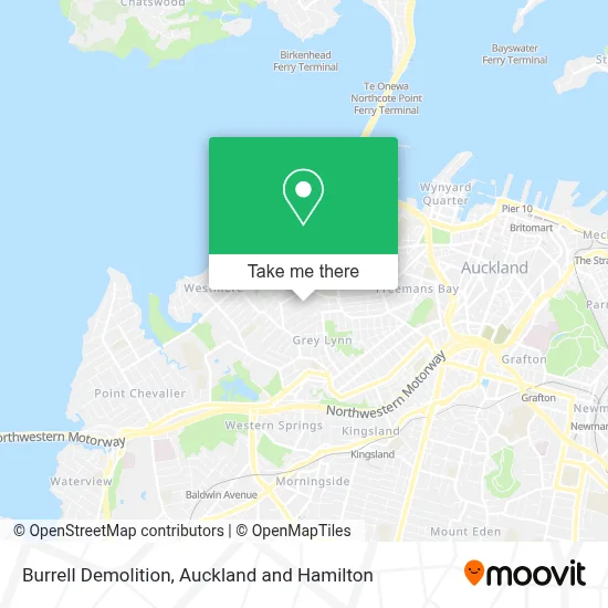 Burrell Demolition map