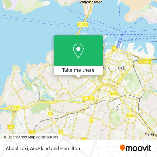 Abdul Taxi map