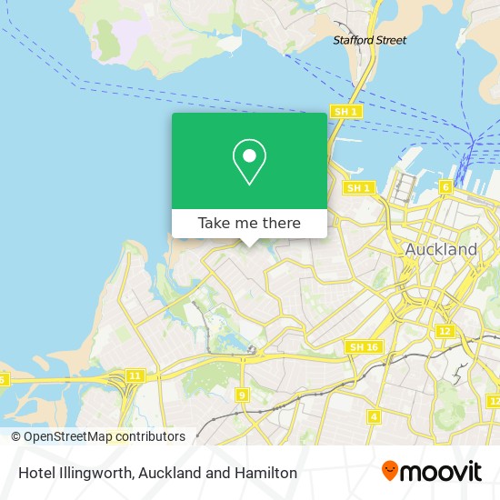 Hotel Illingworth map